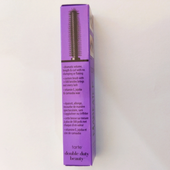 BNIB Tarte Ulta Maneater Voluptuous Mascara Black Travel 0.15 fl oz / 4.5 ml - Picture 4 of 8